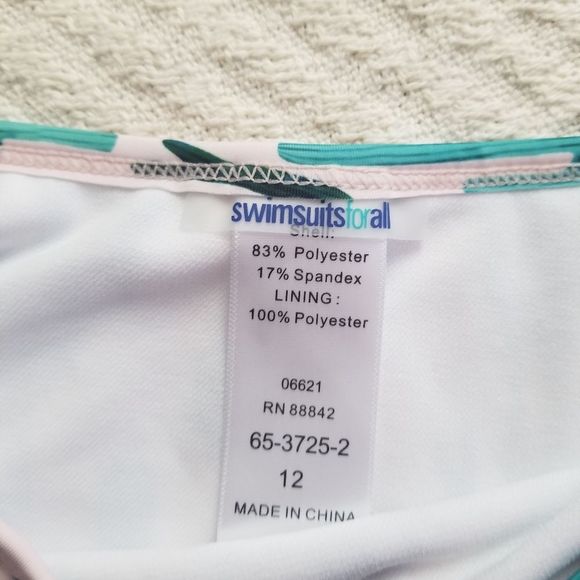 Swimsuits for All x GabiFresh Pink Cactus High Waisted Bikini Bottoms NWT - Picture 2 of 4